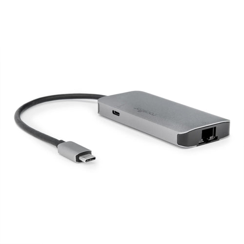 USB Type-C Docking Station 100W Power Delivery Rocstor Black/Silver