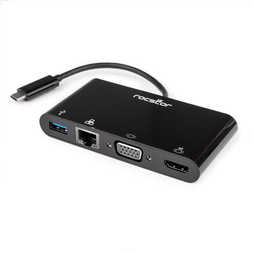 Rocstor Y10A248-B1 laptop dock/port replicator