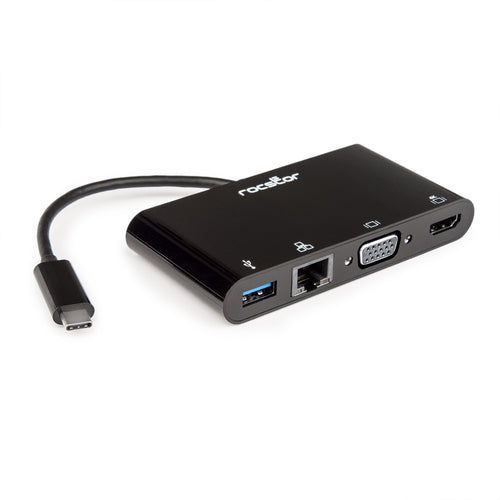 Rocstor Y10A248-B1 laptop dock/port replicator