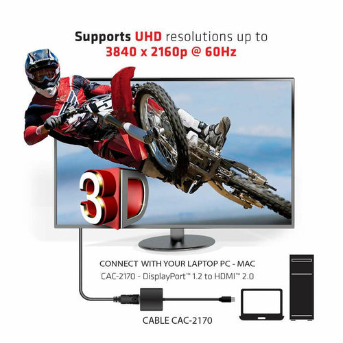 CLUB3D CAC-2170 video cable adapter