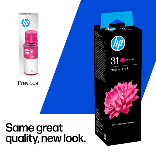 HP 31 70ml Magenta Original Bottled Ink Cartridge for Smart TankSeries Printers