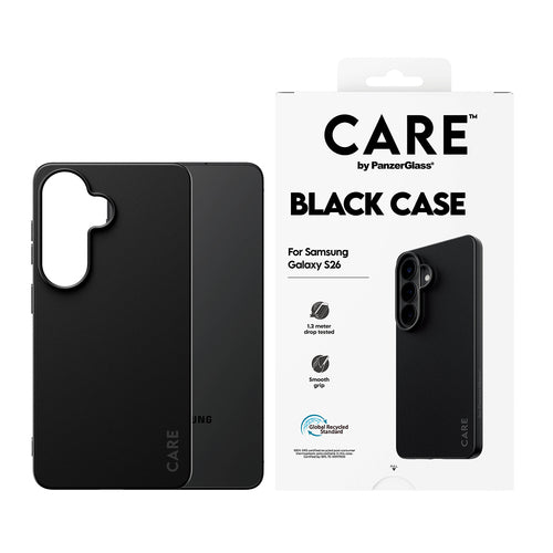 PanzerGlass CARE™ by ® TPU Case Black Samsung Galaxy S26 mobile phone case