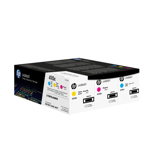 HP 410X 3-pack High Yield Cyan/Magenta/Yellow Original LaserJet Toner Cartridges toner cartridge