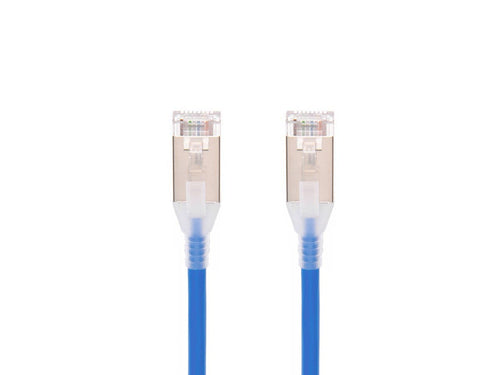 Monoprice SlimRun Cat6a Netzwerkkabel 1,524 m S/FTP RJ-45 Blau