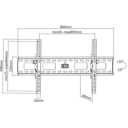 Manhattan 423830 monitor mount / stand