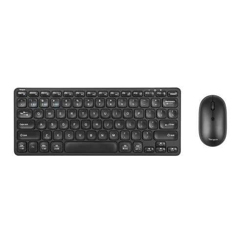 Targus AKM620AMUS Kabellose Tenkeyless-Tastatur mit Maus – Schwarz