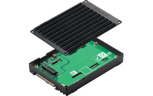 QNAP QDA-UMP4 M.2 to 2.5 Inch SSD Enclosure - Black