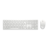 DELL KM5221W-WH Wireless Keyboard and Mouse Combo - Full-size QWERTY, White