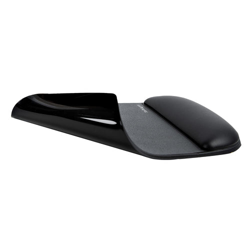 StarTech.com Ergonomic Mouse Pad with Wrist Support - Black - Comfortable Design