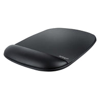 StarTech.com Ergonomic Mouse Pad with Wrist Support - Black - Comfortable Design