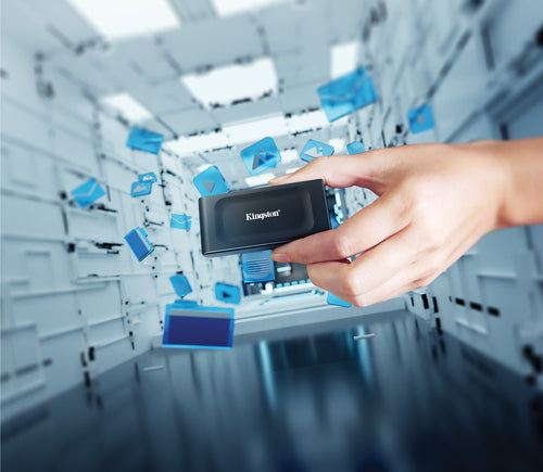 Externe USB 3.2 Gen 2 Portable Solid State Drive 2TB Kingston XS1000 1050MB/s