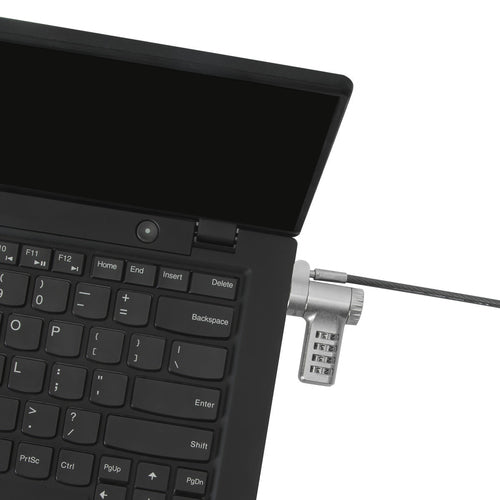 Targus ASP96RGLX 2m Combination Cable Lock - Galvanized Steel - Silver