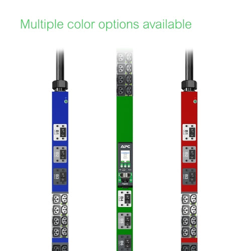 APC APDU10452SM Metered Switched PDU, 42 AC Outlets, Single-phase Black Power Distribution Unit
