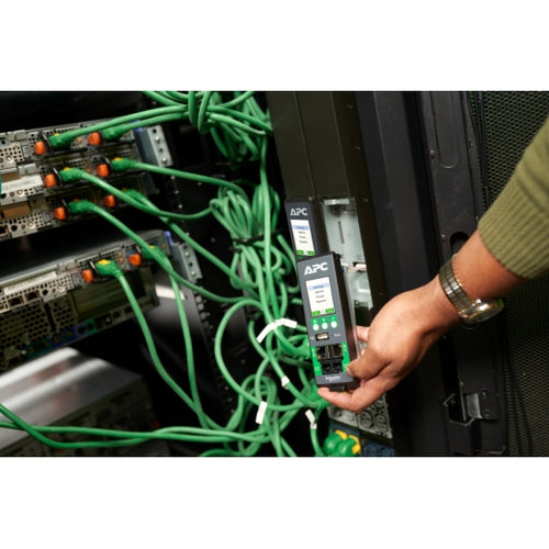 Stromverteilungseinheit (PDU) APC APDU10452SW 42 AC-Ausgänge LCD Schwarz