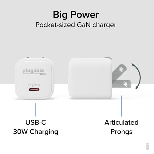 Plugable Technologies PS-30C1W mobile device charger