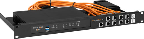 Firewall-Rack-Montagezubehör Schwarz 1HE Leichtgewicht 1,16 kg