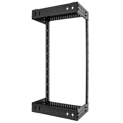 StarTech.com 21U Wall Mount Network Rack - Adjustable Depth, Black - RACK-21U-20-WALL-OA