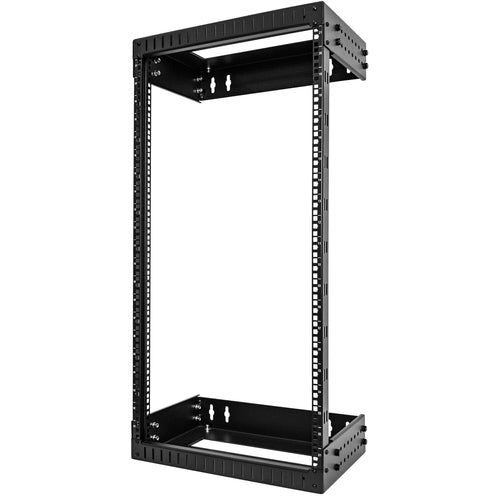 StarTech.com 21U Wall Mount Network Rack - Adjustable Depth, Black - RACK-21U-20-WALL-OA
