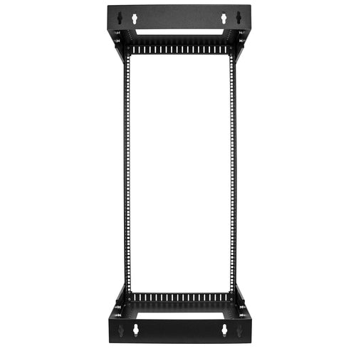 StarTech.com 24U 19" Wall Mount Network Rack - Adjustable Depth, 90 kg Capacity, Black