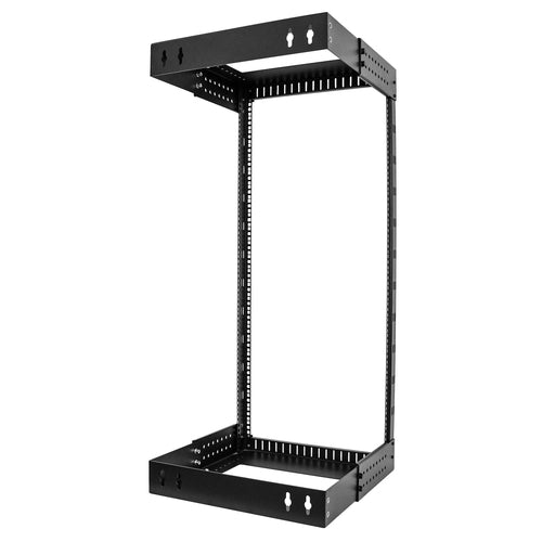 StarTech.com 24U 19" Wall Mount Network Rack - Adjustable Depth, 90 kg Capacity, Black