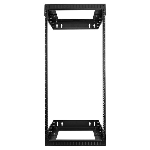 StarTech.com 24U 19" Wall Mount Network Rack - Adjustable Depth, 90 kg Capacity, Black