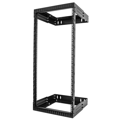 StarTech.com 24U 19" Wall Mount Network Rack - Adjustable Depth, 90 kg Capacity, Black
