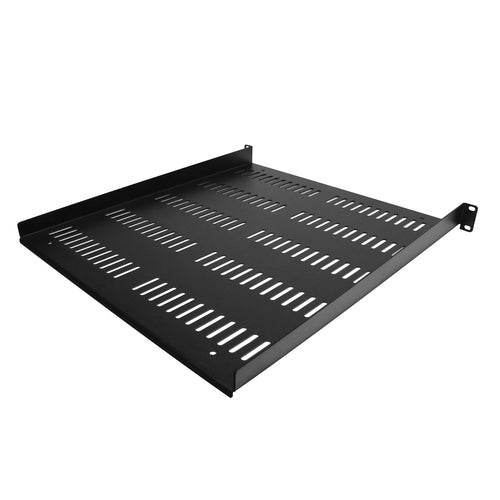 StarTech.com 1U Universal Vented Rack Shelf - Black - 20" Deep - 55lb Capacity