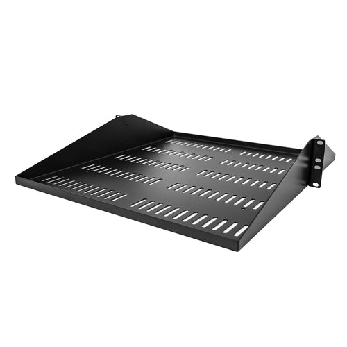 StarTech 2U Rack Shelf - Vented 20" Heavy Duty Steel Tray for Network Equipment