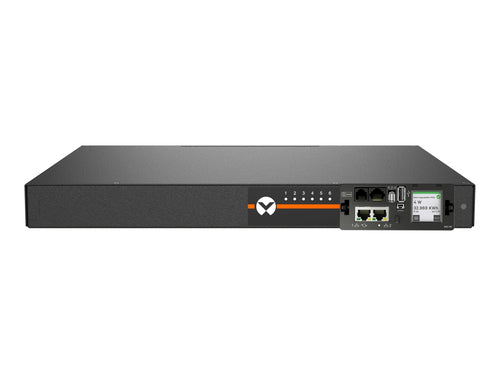 Überwachte Switched PDU Vertiv Geist MNS5M1R5-06S153-1ST5A0H10-S 0HE 6 AC Ausgänge Schwarz