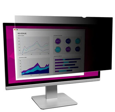 3M HC240W1B Privacy Filter for 24" Monitor - High Clarity, Glossy