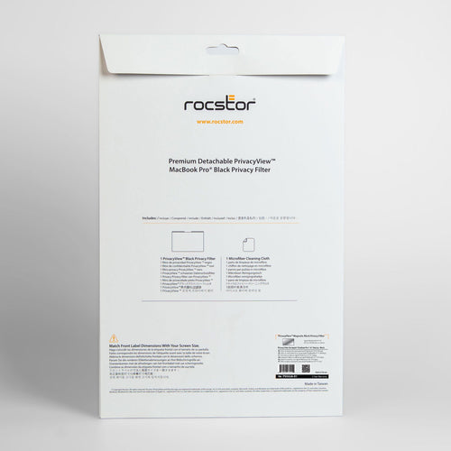 Display Privacy Filter Rocstor PV0028-B1 16-Inch Anti-Glare Frameless