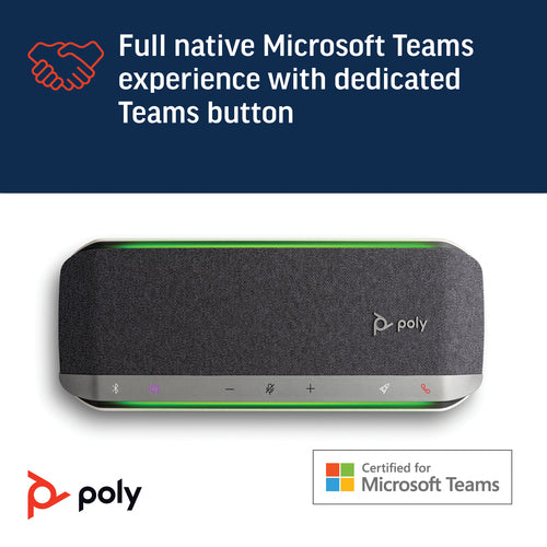 Poly Sync 40+ Microsoft Teams Certified USB-A USB-C +BT700 USB-A Adapter speakerphone