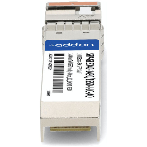 AddOn Networks SFP-GEBX40-1490/1550-I-LC-AO network transceiver module
