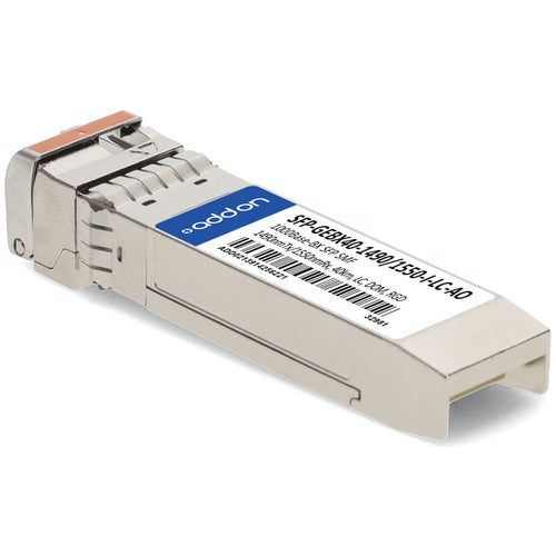 AddOn Networks SFP-GEBX40-1490/1550-I-LC-AO network transceiver module
