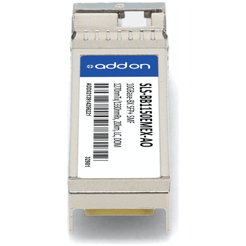 SFP+ Fiber Optic Transceiver AddOn Networks SLS-BB1150EMEX-AO 10,000 Mbit/s 20 km LC