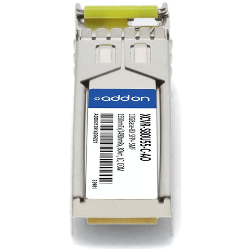Fiber Optic Transceiver Module AddOn Networks XCVR-S80U55-C-AO 10G 1550nm LC Up to 80km