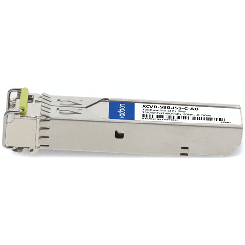 Fiber Optic Transceiver Module AddOn Networks XCVR-S80U55-C-AO 10G 1550nm LC Up to 80km