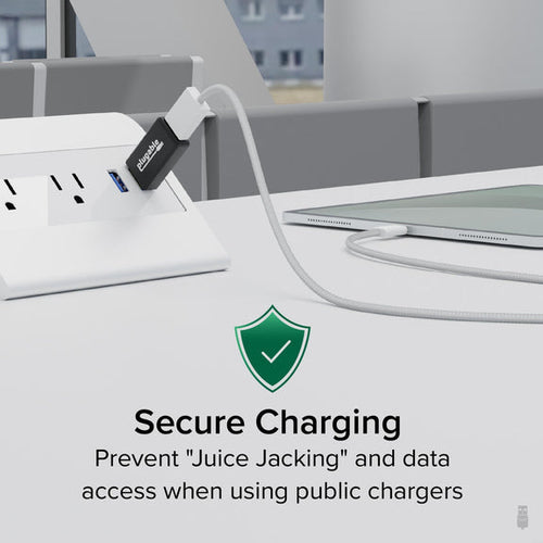 USB Data Blocker 5-Pack Anti-Hacking Fast Charge Adapter