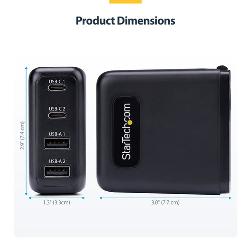 StarTech.com 2210GCN-WALL-CHARGER mobile device charger