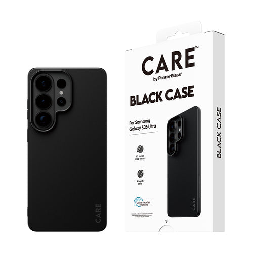 PanzerGlass CARE™ by ® TPU Case Black Samsung Galaxy S26 Ultra mobile phone case