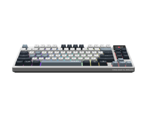 MSI FORGE GK600 TKL WIRELESS SKY keyboard