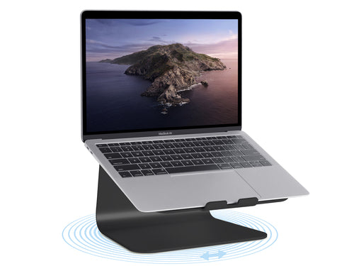 Aluminum Laptop Stand Rain Design mStand360 Rotatable for MacBooks 15 Inch