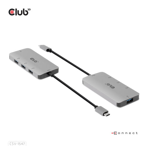 CLUB3D CSV-1547 4-Port USB-A Hub - 10Gbps Fast Transfer USB 3.2 Gen 2