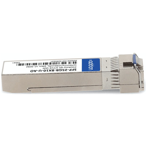 Fiber Optic Transceiver AddOn Networks SFP-25GB-BX10-U-AO 25Gbps LC 10km 1270nm