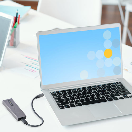 StarTech.com M2-USB-C-NVME-SATA SSD Enclosure - 10Gbps USB-C, Tool-Free, Aluminum