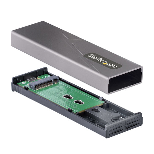 StarTech.com M2-USB-C-NVME-SATA SSD Enclosure - 10Gbps USB-C, Tool-Free, Aluminum