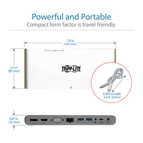 Tripp Lite U442-DOCK4-INT laptop dock/port replicator