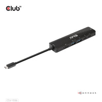 CLUB3D CSV-1596 6-in-1 USB Type-C Hub - HDMI 8K Support - Black