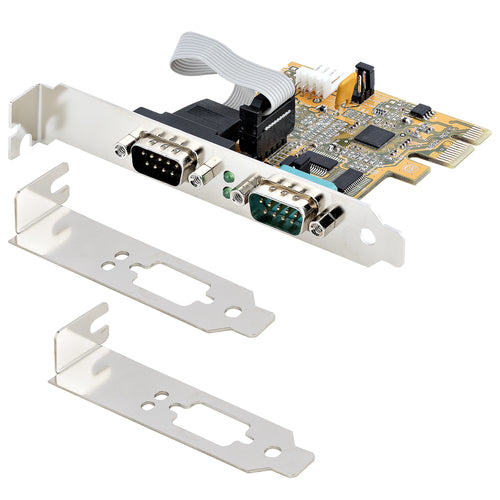 StarTech 2-Port PCI Express Serielle Schnittstellenkarte - Dual Port RS232 Adapter - PCIe 16C1050