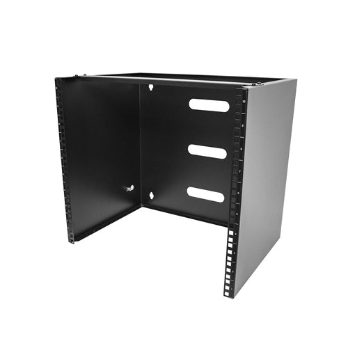 StarTech 10U Wall Mount Network Rack - 14" Deep - Black - Low Profile - IT Equipment Support